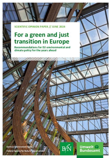 For a green and just transition in Europe